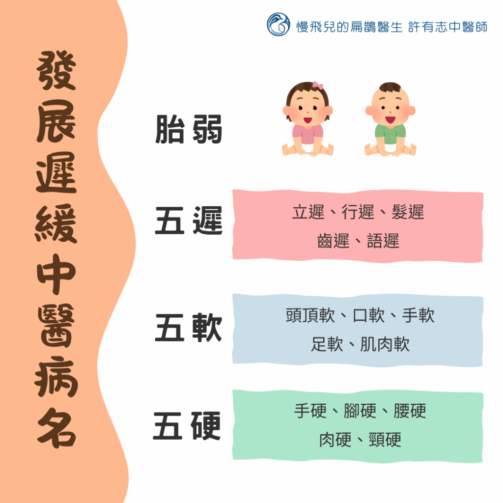 發展遲緩中醫病名