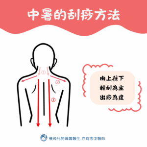 中暑的刮痧方法