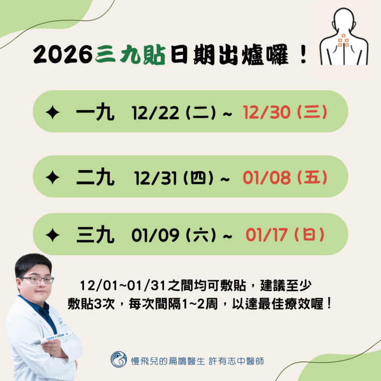 2026三九貼日期